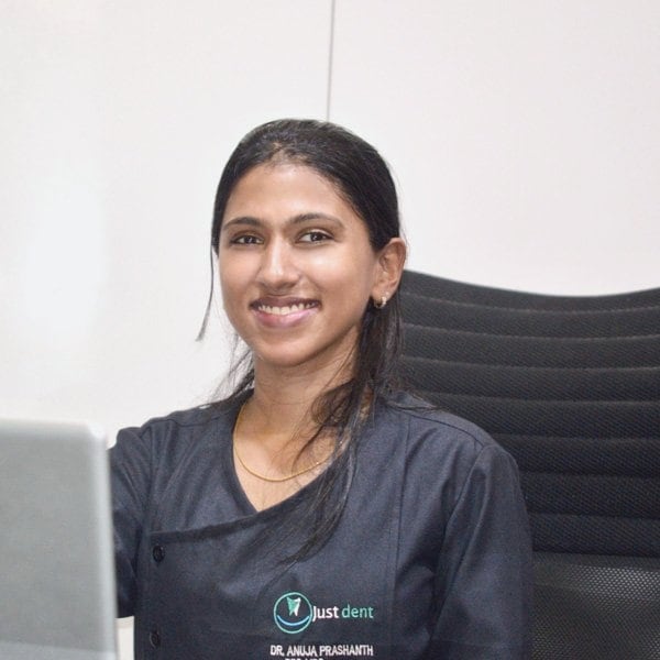 Portrait of Dr. Anuja Prashanth, Oral & Maxillofacial Radiologist, Co-Founder at Just Dent